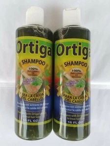 PAQUETE DE 2 CHAMPÚ CON EXTRACTO DE ORTIGA PARA TRATAR LA PÉRDIDA DEL CABELLO 16 FL OZ CADA GMJ 100 % O - Imagen 1 de 3