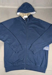 Francois Girbaud Hoodie Mens Extra Large Navy NWT Full Zip Sweatshirt - Picture 1 of 10