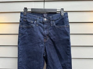 J.Crew Factory High Rise Skinny Jeans Stretch Dark Blue Denim K0760 Size 28 - Picture 1 of 5