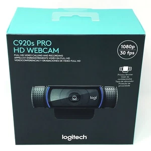 Logitech C920s Pro HD 1080p Webcam with Privacy Shutter - In Hand Fast Shipping - Picture 1 of 10