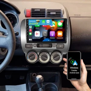 9" For Honda Fit 206-2008 Android 13.0 CarPlay Car Stereo Radio BT GPS Navi Wifi - Picture 1 of 19