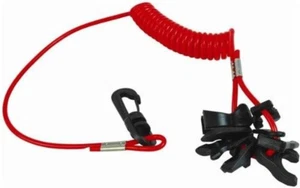 H2O Universal Außenborder Kill Switch Schlüssel mit Schlüsselband (passt allen außer Kawasaki) - Bild 1 von 2