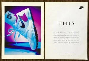 1993 Nike Air Analog Women's Running Shoes 2-Page PRINT AD - Picture 1 of 1