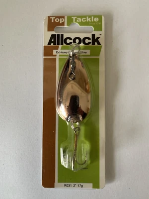 ALLCOCK Copper and Silver Extra Heavy  Spoon Pike, Salmon, Trout, Sea Trout 17g - Image 1 of 2