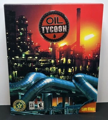 Oil Tycoon PC CD-ROM Big Box 2001 Computer Game By Global Star Software SEALED  - Image 1 of 4