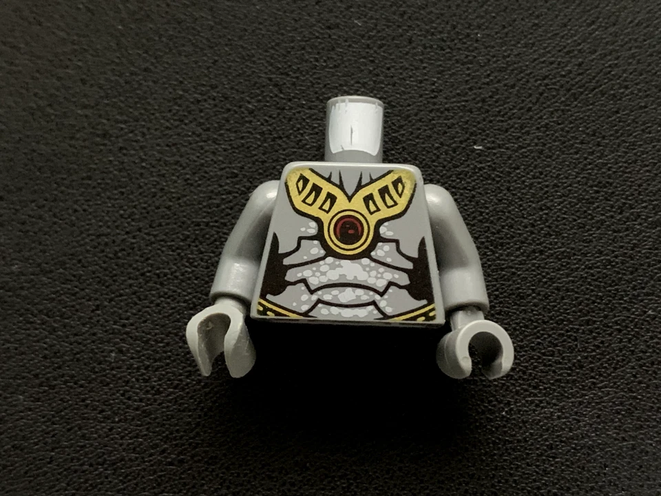 LEGO PARTE 973PB1060C01 TORSO GRIS AZULADO OSCURO SW0382 ZOMBIE GEONOSIANO 9491 CANNO Foto 1 de 1