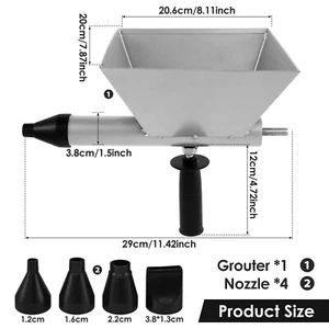 Electric Mortar Grouting Machine Sturdy Steel Cement Grout Caulking hoaLr - Picture 1 of 11