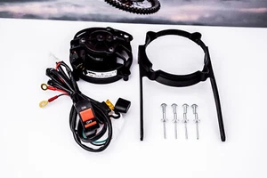RADIATOR FAN for KTM HUSQVARNA VENTILATOR KIT 2 + 4 stroke with Switch 2004-2016 - Picture 1 of 13