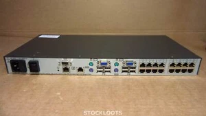 HP 408964-001 Server Console Switch Virtual Media 2x16 KVM Switch 16 Ports PS/2 - Afbeelding 1 van 3