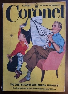 VTG Coronet Magazine March 1952 The Voice of Churchill - Bild 1 von 2