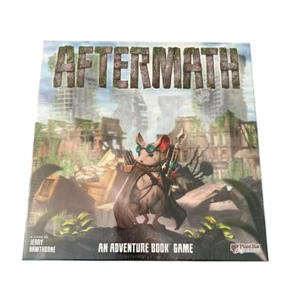 Aftermath Brettspiel karierter Hut Spiele ein Abenteuer Buch Spiel neu versiegelt - Bild 1 von 6