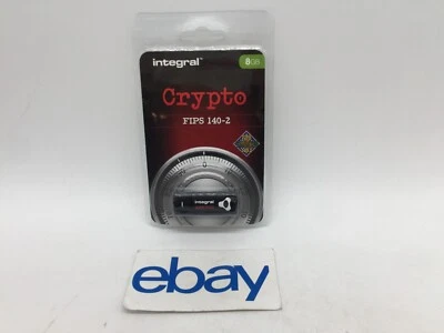 NEW 8GB Integral Crypto Drive FIPS 140-2 Encrypted USB3.0 Flash Drive FREE S/H - Image 1 of 3