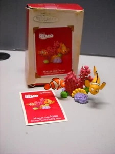 Hallmark Keepsakes Ornaments Finding Nemo Marlin and Nemo Disney Pixar 2003 - Picture 1 of 16