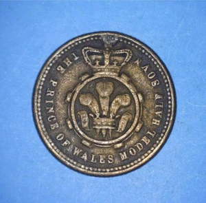 (1849) PRINCE OF WALES NW-0980 MODEL HALF SOVEREIGN WHIST COUNTER - *85739135 ๐ - Picture 1 of 2