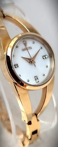 INVICTA WOMEN'S $895 BANGLE ROSE GOLD WHITE MOP DIAMOND DIAL 22MM WATCH 23314* - Picture 1 of 2