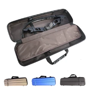 Takedown Recurve Bow Hard Case Hand Bag Backpack Archery Hunting Outdoor Pockets - Picture 1 of 15