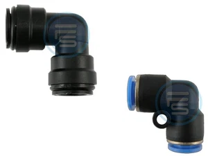 L-Steckverbinder Pneumatik Winkel Steckverbindung Verbinder Schlauchverbinder - Bild 1 von 13