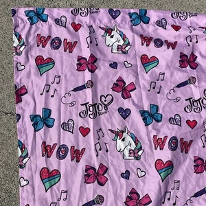 JoJo Siwa Nickelodeon Unicorn Pegasus Singing Microphone Top Sheet ❤️blt7m90 - Picture 1 of 10