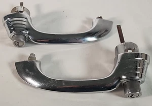 Pair 1949-50 Oldsmobile 76 & 88 Exterior Door Handle GM 55 N T 19972 19973 - Picture 1 of 7