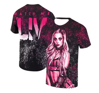 Summer Kids Unisex Liv Morgan Ripple Junction WWE Fans 3D Print T-shirt Tops NEW