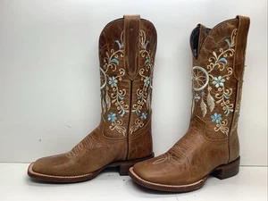 JB DILLON DAMENSTIEFEL COWBOY ECKIGE SPITZE BRAUN GRÖSSE 5 B - Bild 1 von 9