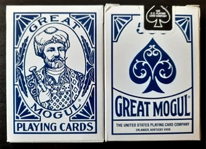 Rare Blue USPCC The Great Mogul Playing Cards NEW Sealed - Picture 1 of 3