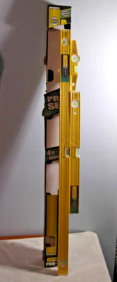 Stabila 29824  3-Piece Level Pro Set Type 80A-2 (4ft-2ft Torpedo) New No Case - Image 1 of 4