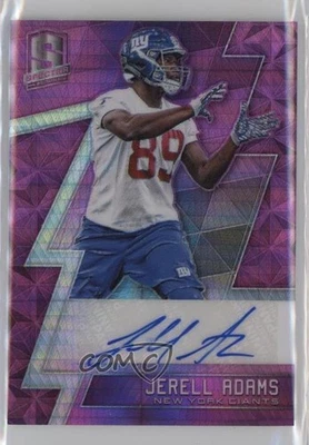 2016 Panini Spectra Rookie Auto Neon Pink /10 Jerell Adams #217 Rookie Auto RC - Image 1 of 2
