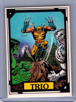 1988 MARVEL WOLVERINE #7 TRIO COMIC IMAGES TRIVIA CARD NM - Image 1 of 2