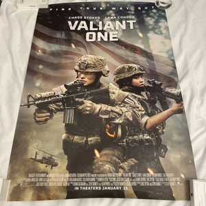 VALIANT ONE Original doppelseitiges 27x40 Filmplakat KRIEGSFILM - Bild 1 von 1