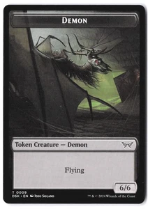 Demon Token #9 Duskmourn: House of Horror NM - Picture 1 of 2