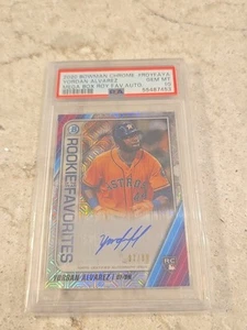 2020 Bowman Chrome Mega Box Yordan Alvarez ROY Favorites Auto /99 PSA 10 - Picture 1 of 3