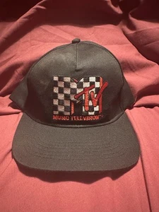 MTV Hat Cap Snap Back Black Music Television Retro One Size Adjustable - Picture 1 of 5