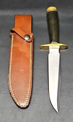 Blackjack 1-7 Replica & Sheath Made By Western Cutlery Micarta Handle Made USA  - Image 1 of 4