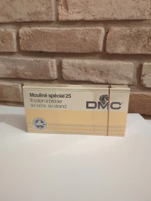 DMC Art 117 Mouline Special 25 Embroidery Floss Box of 12 Skeins Red 349 - Image 1 of 4