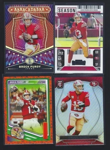 NFL Football lot Brock Purdy San Francisco 49ers all different cards ID #071225B - Picture 1 of 2