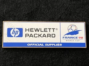  PINS PIN FOOTBALL SOCCER FOOT WORLD CUP 98 FRANCE 1998 HP HEWLETT PACKARD - Imagen 1 de 1