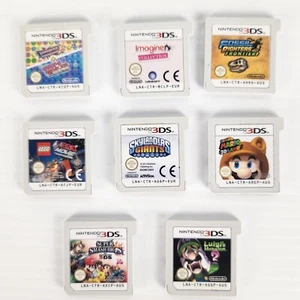 Nintendo 3DS Bulk Lot 8x Game Cartridge Lot Mixed Titles Mario Smash PAL π¦ - Picture 1 of 18