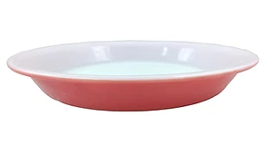 Flamingo Pink Pyrex Tortenplatte 8,5" #209 - Bild 1 von 4