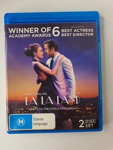 La La Land Blu-ray + DVD Region B PAL Emma Stone Ryan Gosling Free Postage - Picture 1 of 5