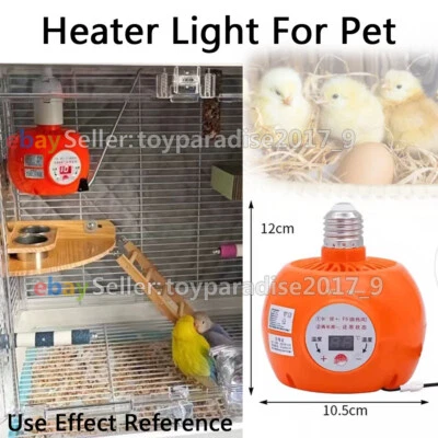 Controlador de temperatura termostático para cría de pollos y aves de corral calentador lámpara de calefacción Foto 1 de 4