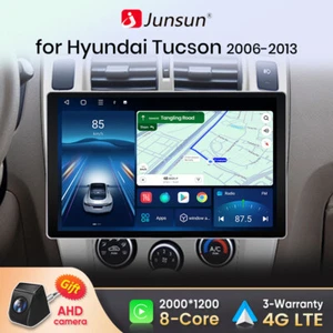 Radio de coche para Hyundai Tucson JM 2004-2009 64G Android CarPlay GPS Navi 4 núcleos - Imagen 1 de 19