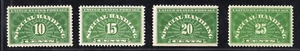 1925-1955 QE1 QE2 QE3 QE4 MNH  Set Special Handling, Complete Set - Picture 1 of 3