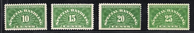 1925-1955 QE1 QE2 QE3 QE4 MNH  Set Special Handling, Complete Set - Image 1 of 3