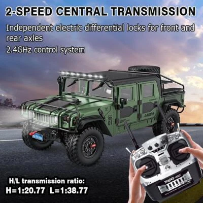 HG P415A Pro 4x4 RC Off-road Vehicle 1:10 Pick-up Crawler Model with Sound Light - Image 1 of 4