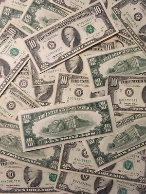 (1) $10 - OLD TEN DOLLAR FEDERAL RESERVE NOTE/BILL - SMALL HEADS - CIRCULATED - Image 1 of 4