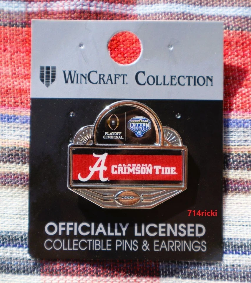 2015 Goodyear Cotton Bowl College Playoff Semifinal Pin Alabama Crimson Tide - Image 1 of 1