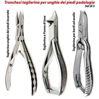 Tagliaunghie Tronchesi Taglierina manicure e pedicure podologia unghie dei piedi - Immagine 1 di 4