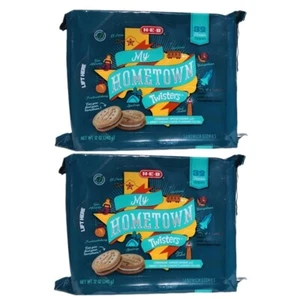 Two My Hometown Twisters Cinnamon Sweet Cream Cheese Sandwich Cookies 2x 12oz - Picture 1 of 7