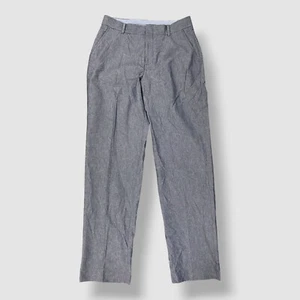 Nautica Kids Boy's Blue Flat Front Dress Pants Size 20 - Picture 1 of 2